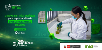  Curso virtual - "Cultivos de microalgas para la producción de biofertilizantes líquidos" INIA