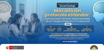  Evento: Más allá del Protocolo Estándar: Aplicaciones Clínicas Especializadas de la Terapia Dialéctico Conductual