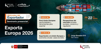  Seminario presencial - "Exporta Europa 2026" PROMPERU