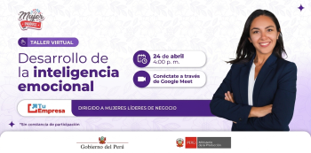  Taller online "Desarrollo de la inteligencia emocional" Ministerio de la Producción 