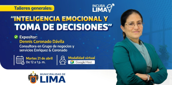 Taller online gratis - "Inteligencia Emocional y Toma de Decisiones" Municipalidad de Lima