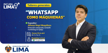  Taller virtual - "WhatsApp como máquina de ventas" Municipalidad de Lima