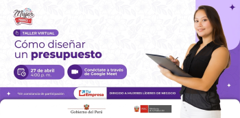 Webinar VIRTUAL - " Como diseñar un presupuesto" Tu Empresa