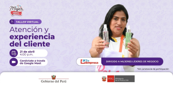  Webinar online - "Atención y experiencia del cliente" Tu Empresa