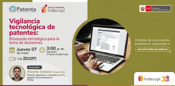 Webinario VIRTUAL - "Ciclo de Webinarios: Vigilancia tecnológica de patentes" Patenta
