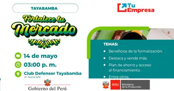  Capacitación presencial "Fortalece tu Mercado: Aprende sobre formalización, IA y mucho más" 