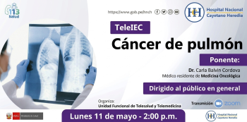  Capacitacion online - "Cáncer de pulmón" MINSA