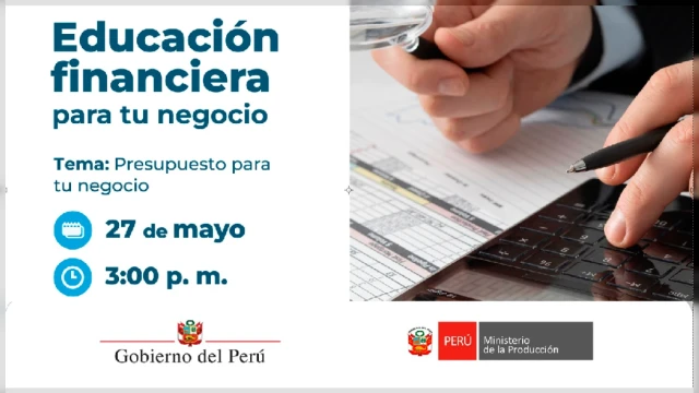  Capacitación online - "Presupuesto para tu negocio" Ministerio de la Producción (PRODUCE)