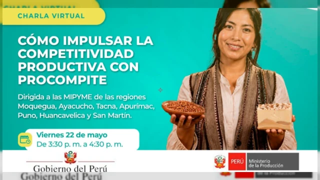  Capacitación online gratis - "Cómo impulsar la competitividad productiva con Procompite" 