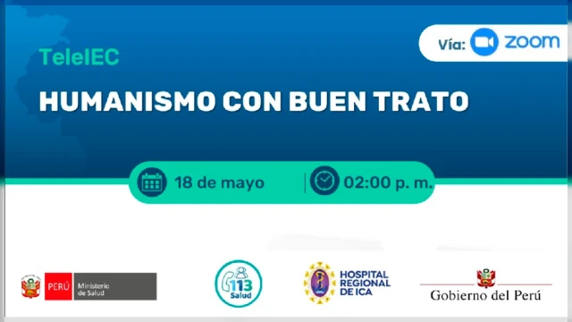  Capacitación online- "Humanismo con buen trato" Hospital Regional de Ica
