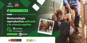  Capacitación virtual - "Biotecnología reproductiva aplicada a la crianza caprina" INIA