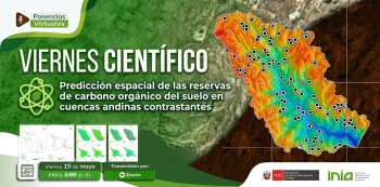  Capacitación online Predicción espacial de las reservas de carbono orgánico del suelo en cuencas andinas contrastantes 