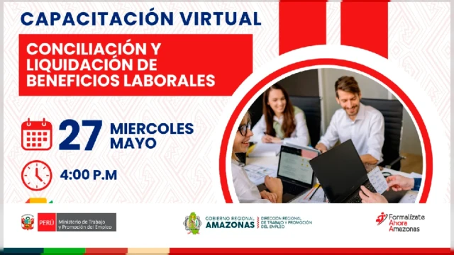  Capacitación virtual - "Prevención de riesgos laborales " DRTPE Amazonas