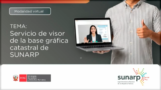  Capacitación online - "Servicio de visor de la base gráfica catastral de Sunarp" 