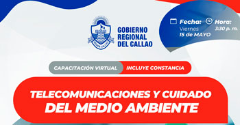  Capacitación virtual - "Telecomunicaciones y cuidado del medio ambiente" 
