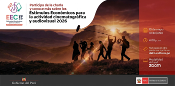 Charla virtual - "Estímulos Económicos para la actividad cinematográfica y audiovisual 2026"