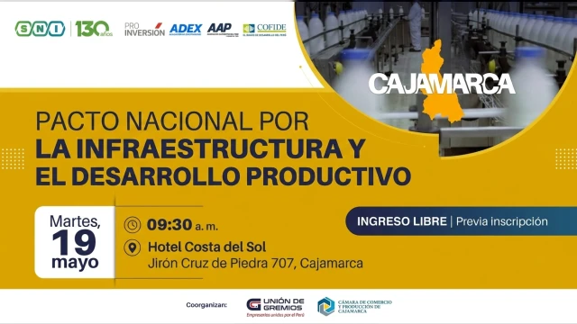  Conferencia presencial - "Pacto Nacional por la Infraestructura y el Desarrollo Productivo" 