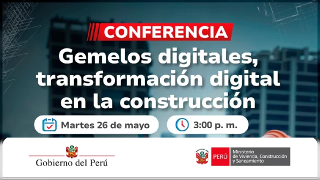  Conferencia online - "Gemelos digitales, transformación digital en la construcción" Ministerio de Vivienda