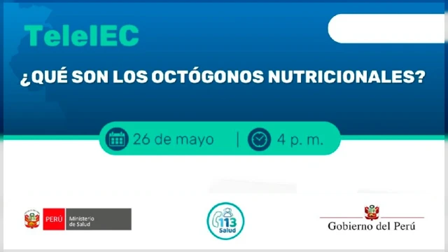  Conferencia online gratis - "¿Qué son los octógonos nutricionales?" MINSA