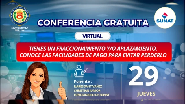  Conferencia online gratis - "¿Tienes un fraccionamiento y/o aplazamiento? "