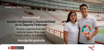  Curso virtual - "Gestión Ambiental y Sostenibilidad en el Deporte Federado" IPD