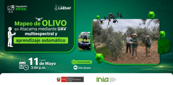  Curso online - "Mapeo de olivo en Atacama mediante UAV multiespectral y aprendizaje automático" INIA 