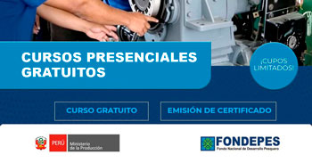  Cursos presenciales gratis sobre Buenas prácticas pesqueras, mantenimiento de equipos y seguridad en el mar FONDEPES