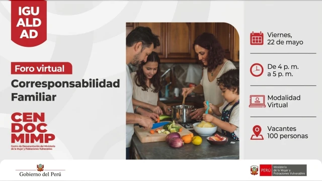  Foro virtual - "Corresponsabilidad Familiar" MIMP