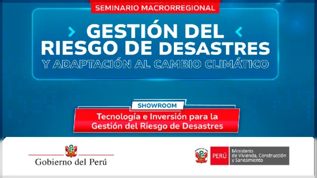  Seminario semipresencial - "Gestión del riesgo de desastres y adaptación al cambio climático" 