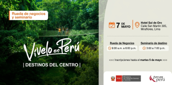 Seminario presencial - "Vívelo en Perú - Destinos del Centro" PromPerú
