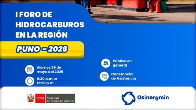  Seminario virtual - "Hidrocarburos en la Región Puno" Osinergmin