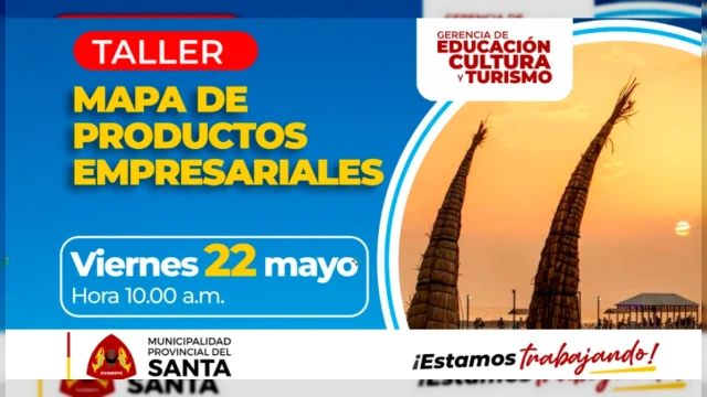  Taller Presencial - "Mapa de Productos Empresariales para Artesanos" Municipalidad Provincial Del Santa