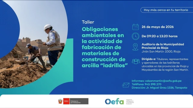  Taller Presencial - "Obligaciones ambientales en la fabricación de ladrillos" OEFA