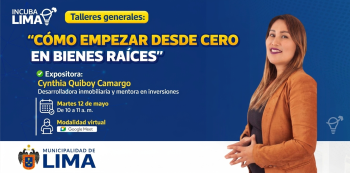  Taller online gratis - "Aprende a identificar nuevas oportunidades" Municipalidad de Lima