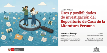  Taller virtual online - "Usos y posibilidades de investigación del Repositorio de CASLIT" MINEDU