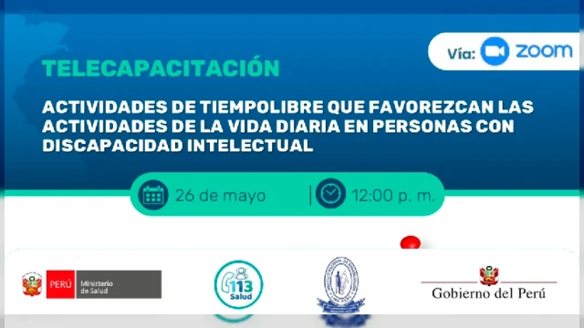  Telecapacitación online - "Actividades recreativas en personas con discapacidad intelectual" 