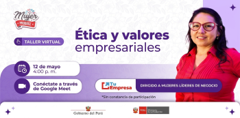 Taller  online "Ética y valores empresariales" del PRODUCE