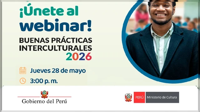 Webinar online gratis - "Buenas Prácticas Interculturales" Ministerio de Cultura