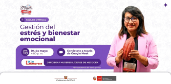  Webinar online gratis - "Manejo del estrés y bienestar emocional" Ministerio de la Producción