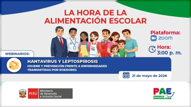  Webinar online - Hantavirus y Leptospirosis: Higiene y prevención frente a enfermedades transmitidas por roedores