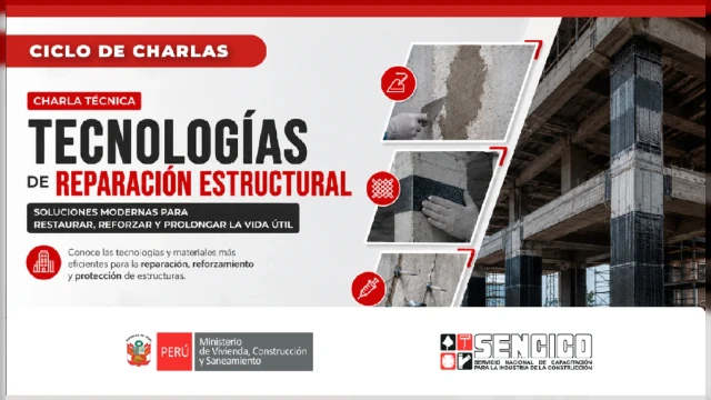 Webinar Online - "Tecnologías de Reparación Estructural" Sencico Lima y Callao