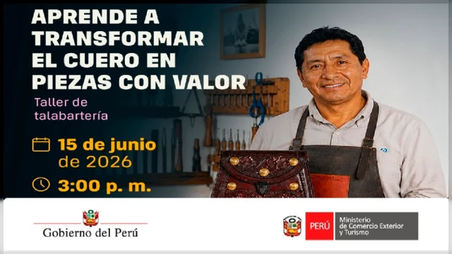  Capacitación en la línea artesanal de talabartería CITE Ayacucho