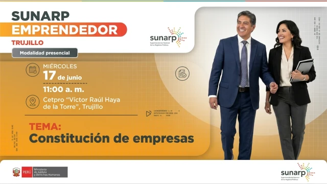  Capacitacion presencial - "Constitución de empresas" SUNARP