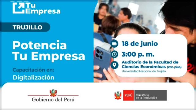  Capacitación presencial - "Digitalización" Ministerio de la Producción (PRODUCE)