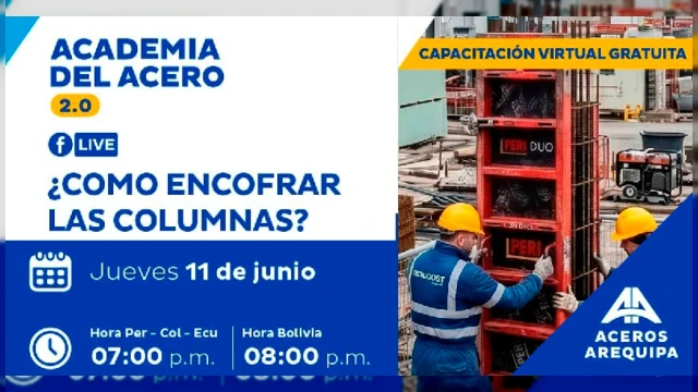  Capacitación virtual - "Academia del Acero" Aceros Arequipa