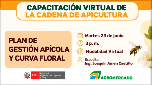  Capacitacion online  - "¿Cómo mejorar la productividad de tu colmena durante el año?" Agromercado