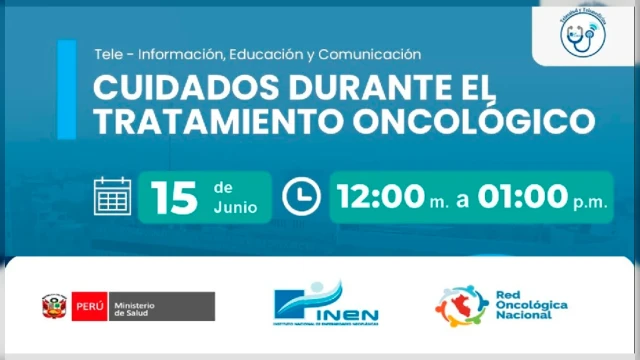  Capacitación online- "Cuidados Durante el Tratamiento Oncológico" INEN