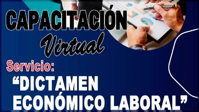  Capacitación Virtual - "Dictamen Económico Laboral" DRTPE de Madre de Dios -
