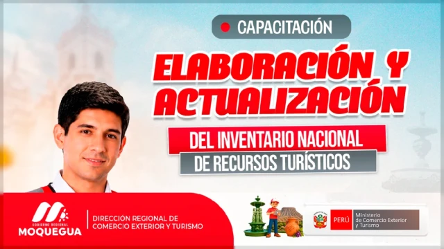  Capacitación virtual - "Elaboración y Actualización del Inventario Nacional de Recursos Turísticos" 