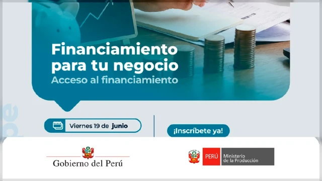  Capacitacion virtual - "Financiamiento para tu negocio" Ministerio de la Producción (PRODUCE)